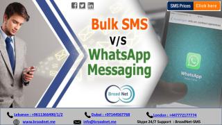 Bulk SMS v/s WhatsApp Messaging - Which One Provides Better ROI?