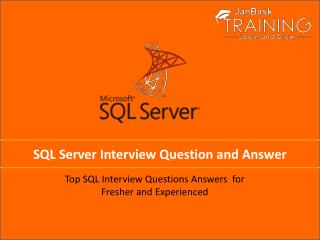 SQL Server Interview Question And Answer