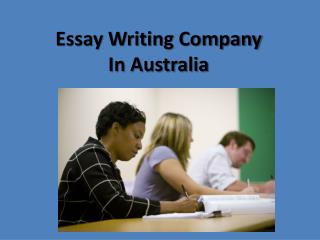 Essay Writing Company In Australia