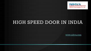 High speed Door in India