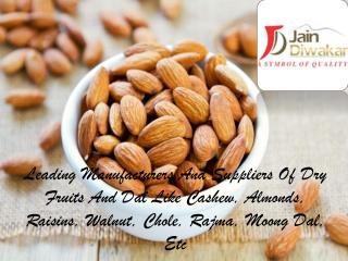 Almonds Manufacturers