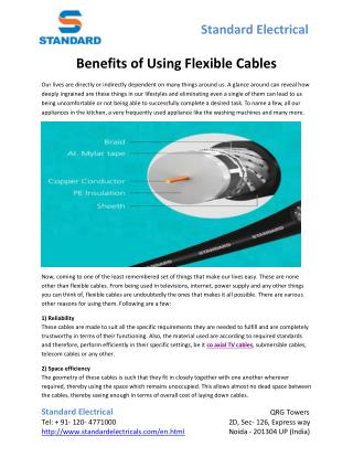 Advantages of Flexible Cables in Day to Day Life