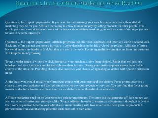 Quantum 9, Inc for Affiliate Marketing Advice Read On.pdf