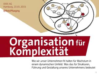 Organisation für Komplexität - Keynote von Niels Pfläging für Kunden, Hamburg (Hamburg/D)