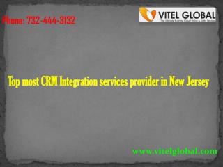 Top most CRM Integration services provider in New Jersey