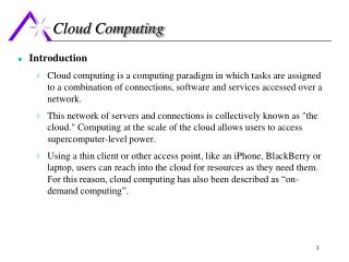 Cloud Computing