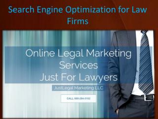 Search Engine Optimization for Law Firms