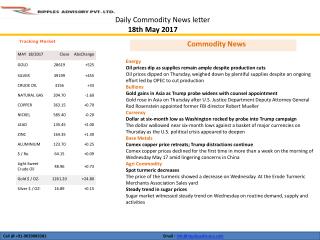 RIPPLES-COMMODITY-DAILY-REPORT-18-MAY-2017