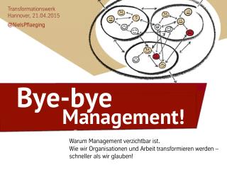 Bye-bye Management! - Impulse/Discussion with Niels Pflaeging, organized by neuwaerts (Hannover/D)