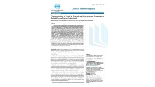 Characterization of Physical, Thermal and Spectroscopic Properties of Biofield Treated Ortho-Toluic Acid