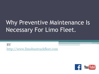 Why Preventive Maintenance Is Necessary For Limo Fleet