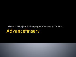 Online Tax Return Services in Quickbooks | Best Accounting Firm in Canada | Advancefinserv.com