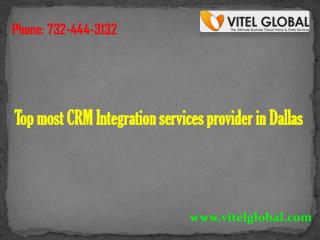 Top most CRM Integration services provider in Dallas