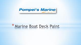 Marine Boat Deck Paint