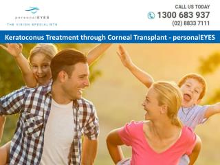 Keratoconus Treatment through Corneal Transplant – personalEYES