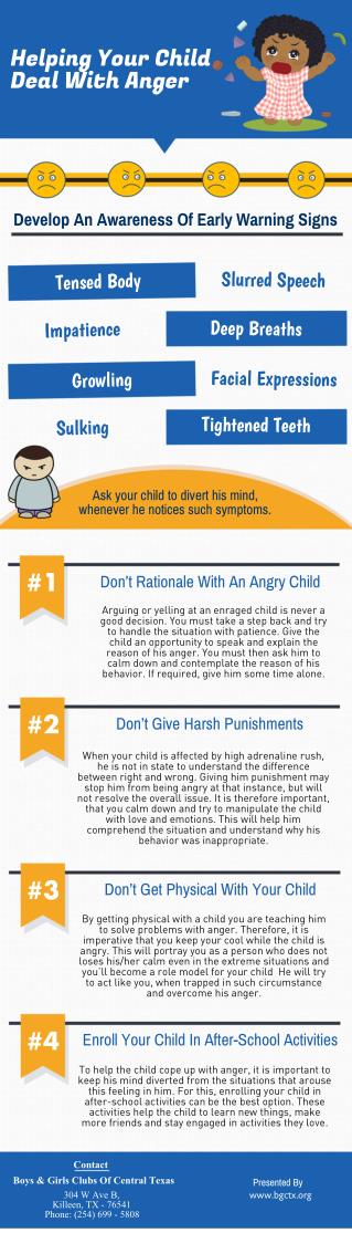 Helping Your Child Deal With Anger