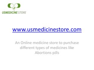 Buy medicines online from usmedicinestore.com