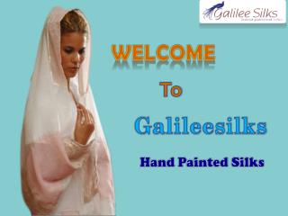 Best Hand Painted Silk Scarves available at Galileesilks