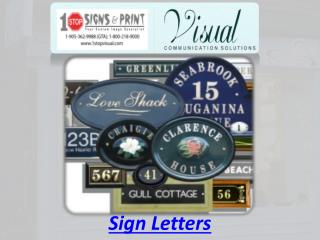 Sign Letters