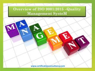 Qms - ISO 9001:2015 Certification