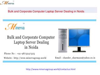 Bulk and Corporate Computer Laptop Server Dealing in Noida