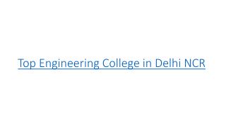 Top Engineering Colleges in Delhi NCR – GNIOT