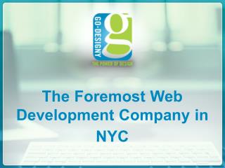 The Foremost Web Development Company in NYC