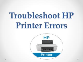 Troubleshoot HP Printer Errors