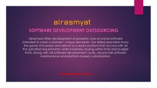 Get your business into new horizon of success With Alrasmyat for Software Development Outsourcing