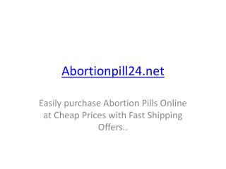 Buy Abortion Pills Online | Birth Control Pills | Abortionpill24