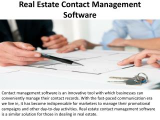 Real Estate Contact Management Software