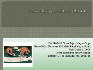 Cheating Playing Cards in Delhi