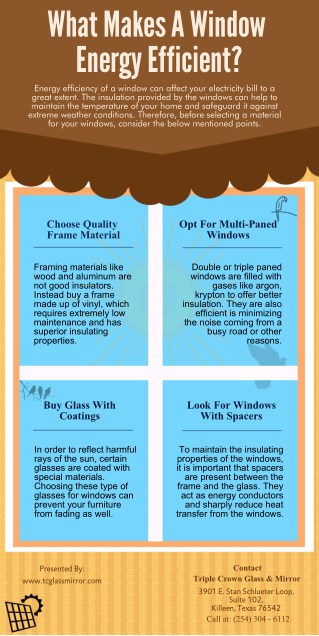 What Makes A Window Energy Efficient