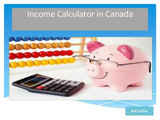 Income Calculator in Canada