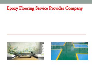 Epoxy Flooring Service Provider Company