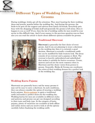 Groom Sherwani Online