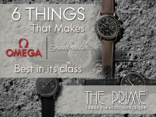 6 Things That Make Omega Speedmaster Best In It's Class