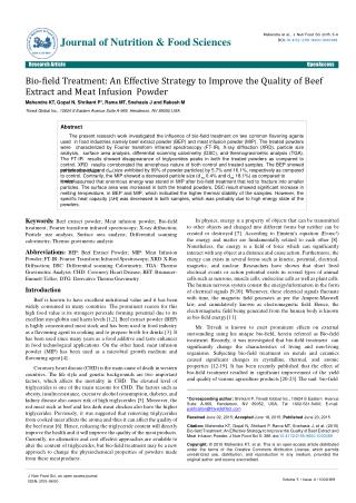An Effective Strategy to Improve the Quality of Beef Extract and Meat Infusion Powder