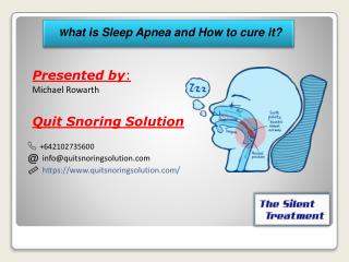 What is Sleep Apnea and How to cure it?