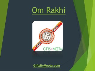 Buy Om Rakhi online