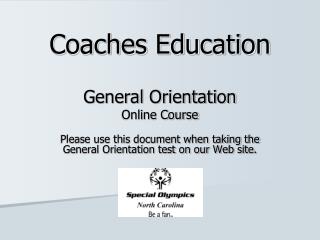 Coaches Education