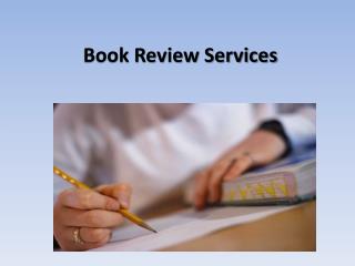 Book Review Services