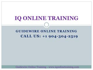 Boost your career with comprehensive Guidewire Online Training