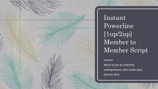 InstantPowerline[1up/2up] Member to Member Script