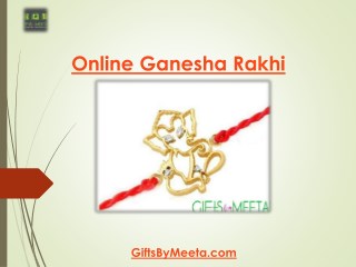 Buy Online Ganesha Rakhi