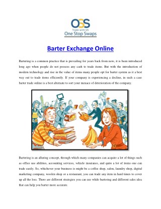Barter Exchange Online