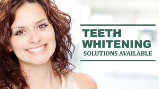 Teeth Whitening Solutions Available