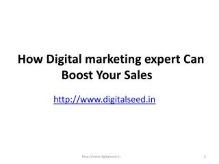 How Digital marketing expert Can Boost Your Sales