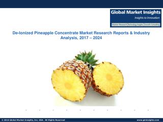 De-Ionized Pineapple Concentrate Market Analysis, Trends & Forecast to 2024