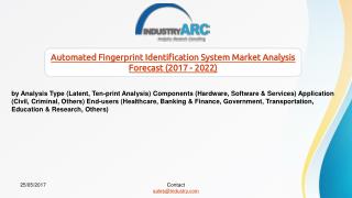 Automated Fingerprint Identification System Market Boosted by Greater AFIS Adoption Among Law Enforcement